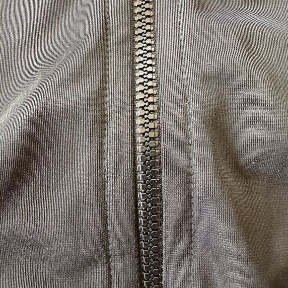 Roberto Cavalli, black red and gold zip up three-quarter sleeve jacket - Picture 6 of 17